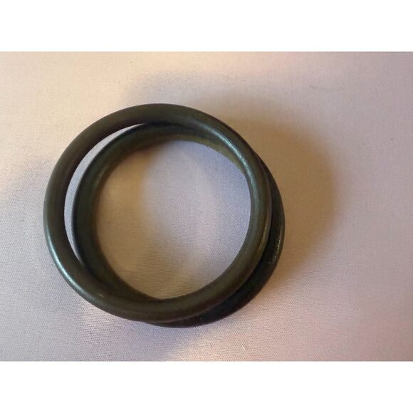 wooden bangles set of 2 - Picture 1 of 4